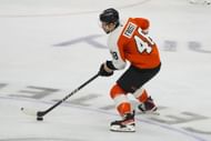 The Philadelphia Flyers may trade Morgan Frost (Getty)